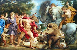 The Calydonian Boar Hunt, by Rubens