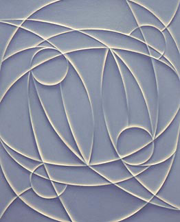 Painting by Tomma Abts