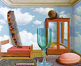 Personal Values - Painting by Magritte, 1952