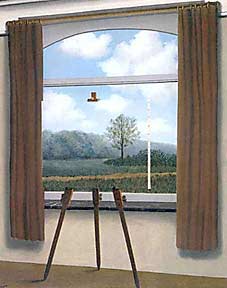 The Human Condition, by Magritte, 1933