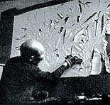 Gustav Metzger and an "auto destructive" painting 